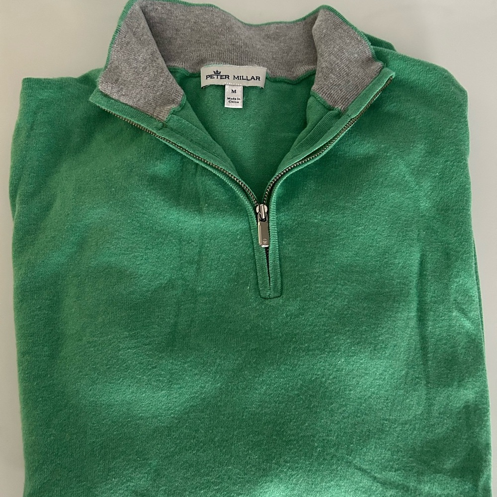 Peter Millar quarter zip pullover